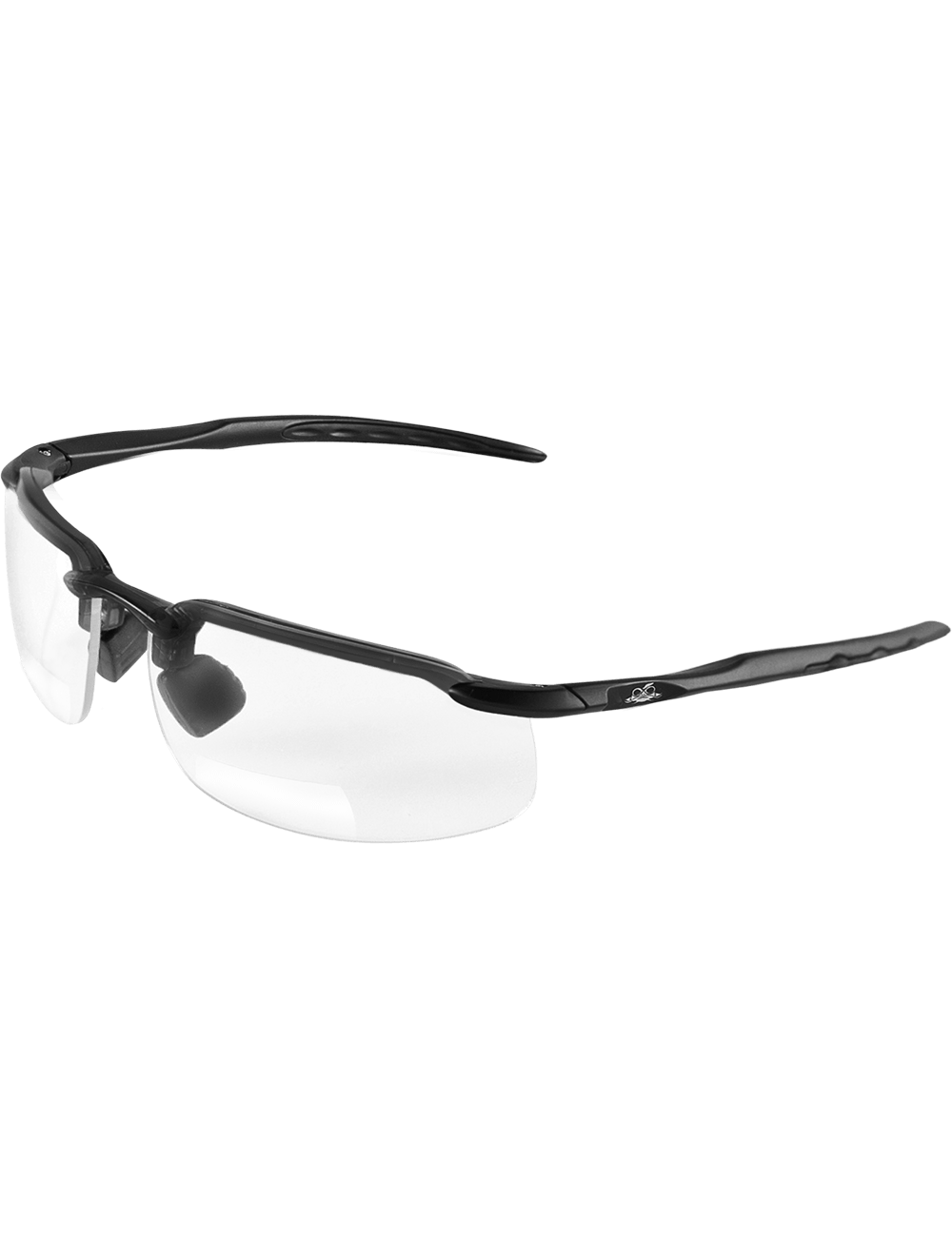 Swordfish® Reader Style Clear Lens with Matte Black Frame BH106110