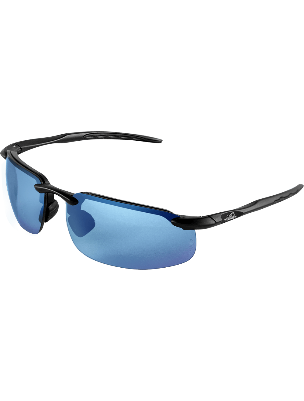 Bull Head Swordfish Polarized Blue Mirror Safety Glasses BH106129