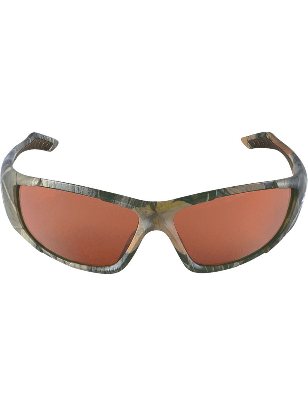 Bullhead Safety® Javelin Safety Glasses with, Camo Frame and Brown Lens BH12108