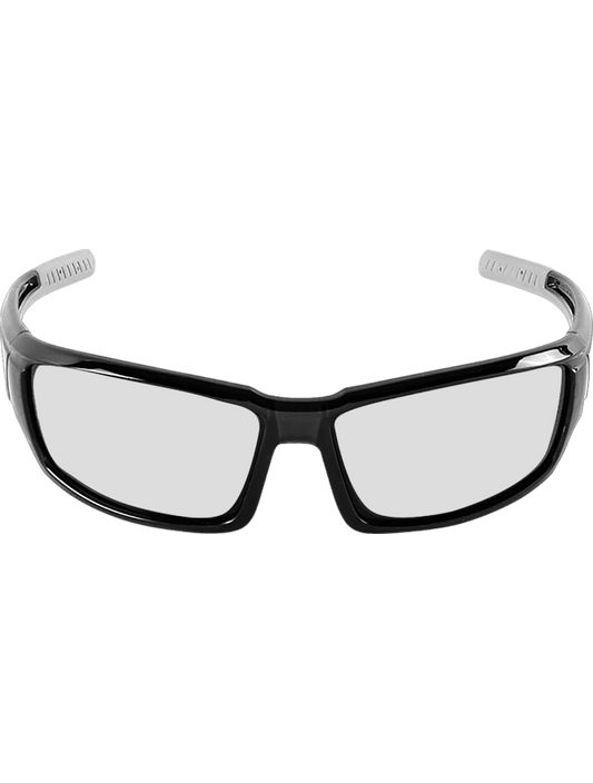 Bullhead Safety Eyewear Maki BH1431AF Crystal Black Frame Clear Anti-Fog Safety Glasses