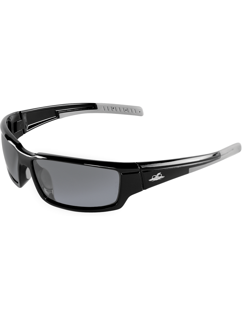 Bullhead Safety MAKI, Polarized Silver Mirror Safety Glasses BH145712