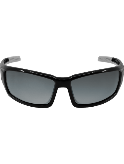 Bullhead Safety MAKI, Polarized Silver Mirror Safety Glasses BH145712