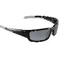 Bullhead Safety MAKI, Polarized Silver Mirror Safety Glasses BH145712