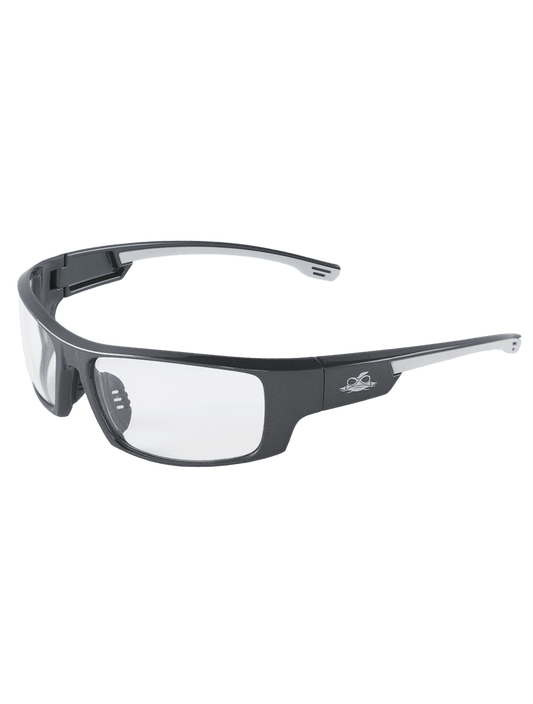 Bullhead Safety Eyewear Dorado BH991AF Pearl Gray Frame Clear Anti-Fog Safety Glasses