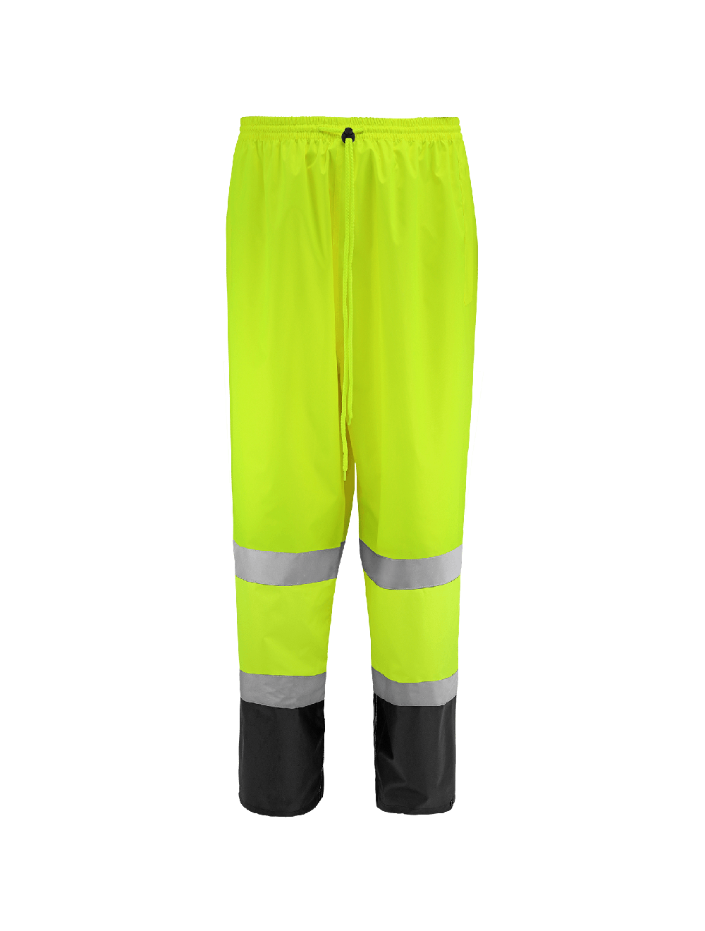 Global Glove & Safety FrogWear® HV High-Visibility Yellow/Green Two-Piece Rain Suit Polyurethane Coated 150D Oxford Polyester - GLO-1590