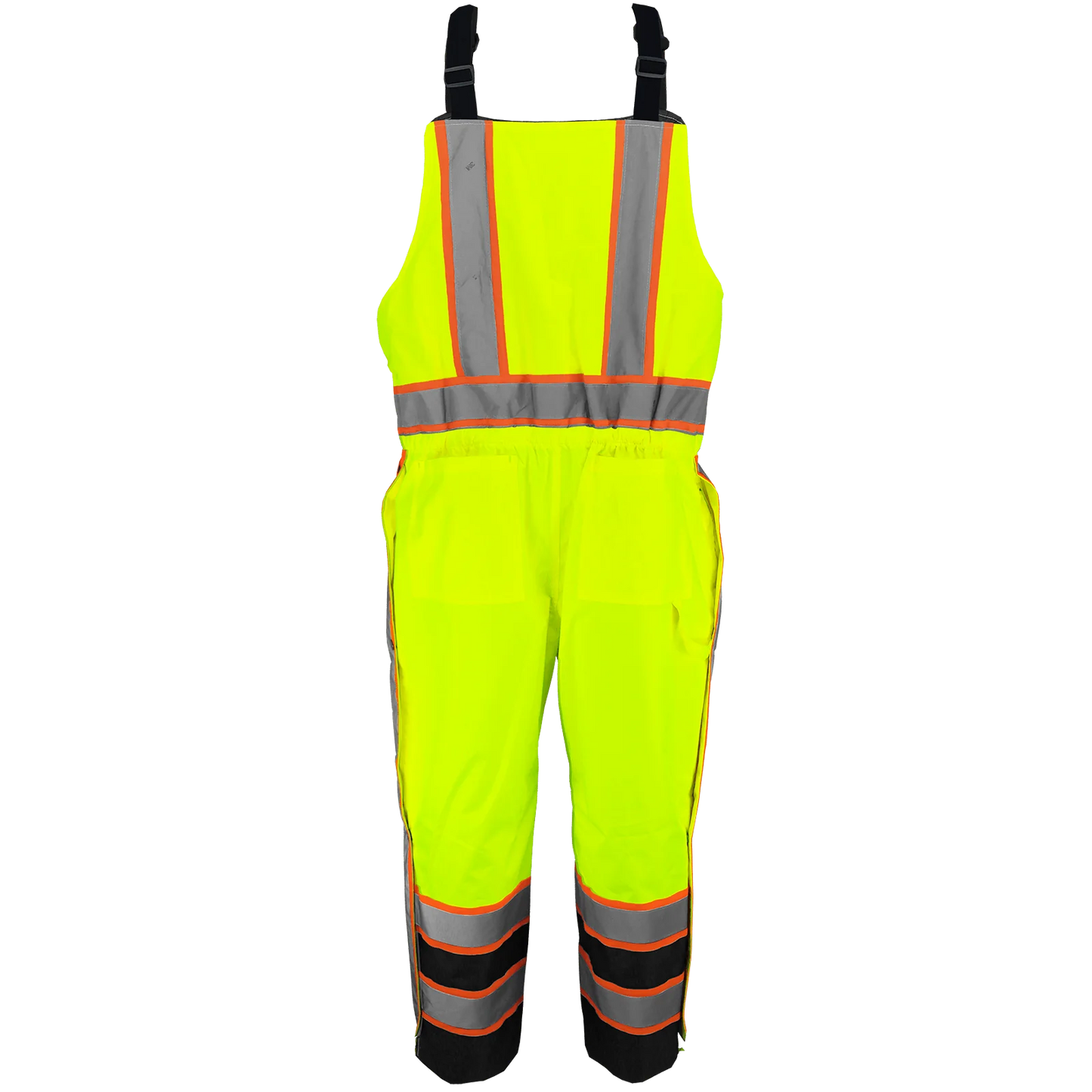 FrogWear® HV High-Visibility Insulated Winter Bibs with Polyurethane Coated Oxford Polyester - GLO-700