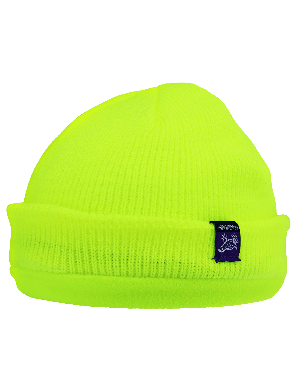 FrogWear® HV Dual-Layer Low-Temperature Beanie Hat with Dual Reflective Stripes - GLO-H6