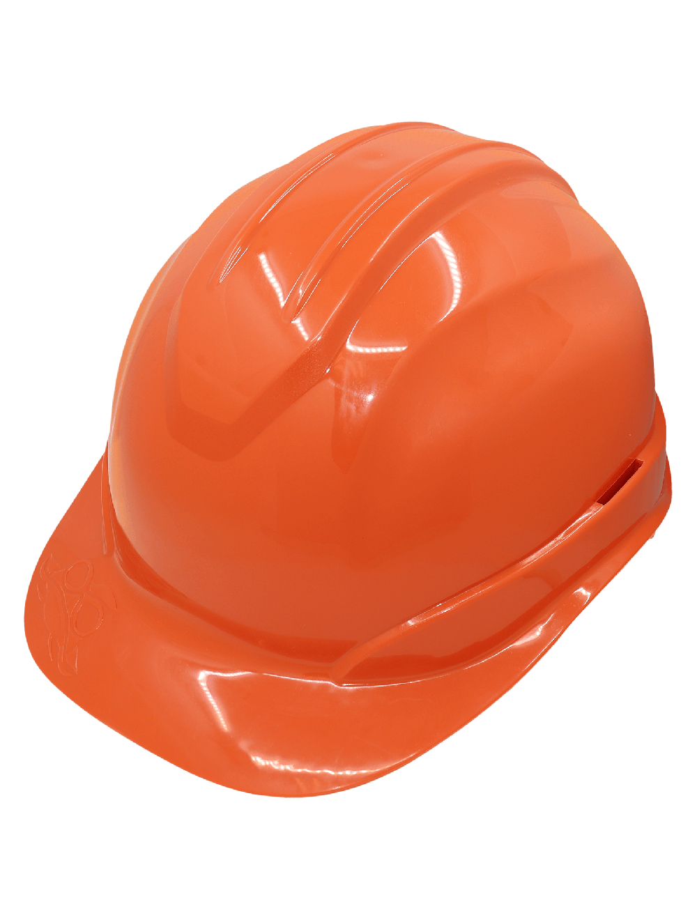 Head Protection Orange Unvented Cap Style Hard Hat With Six-Point Ratchet Suspension - HH-C2-O