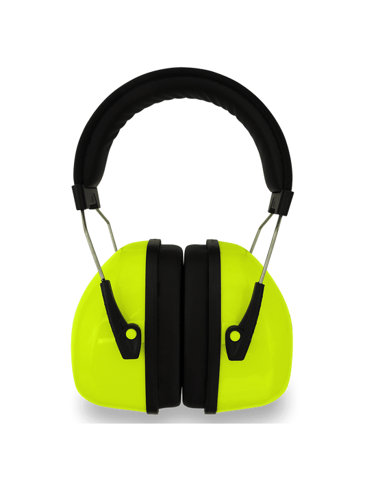 Hearing Protection Premium High-Visibility Padded Band NRR 27 dB Earmuffs - HP-M4