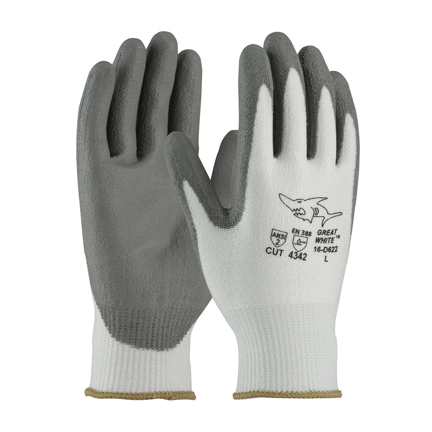 Great White 16-D622 G-Tek® PolyKor™ Cut Resistant Gloves