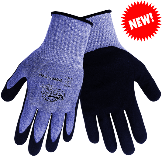 EvridWear 12 Pairs PU Coated Work Gloves Ultra-Thin Anti-Slip Latex-free Safety  Glove for Men & Women Light Duty Work,BLACK,L 